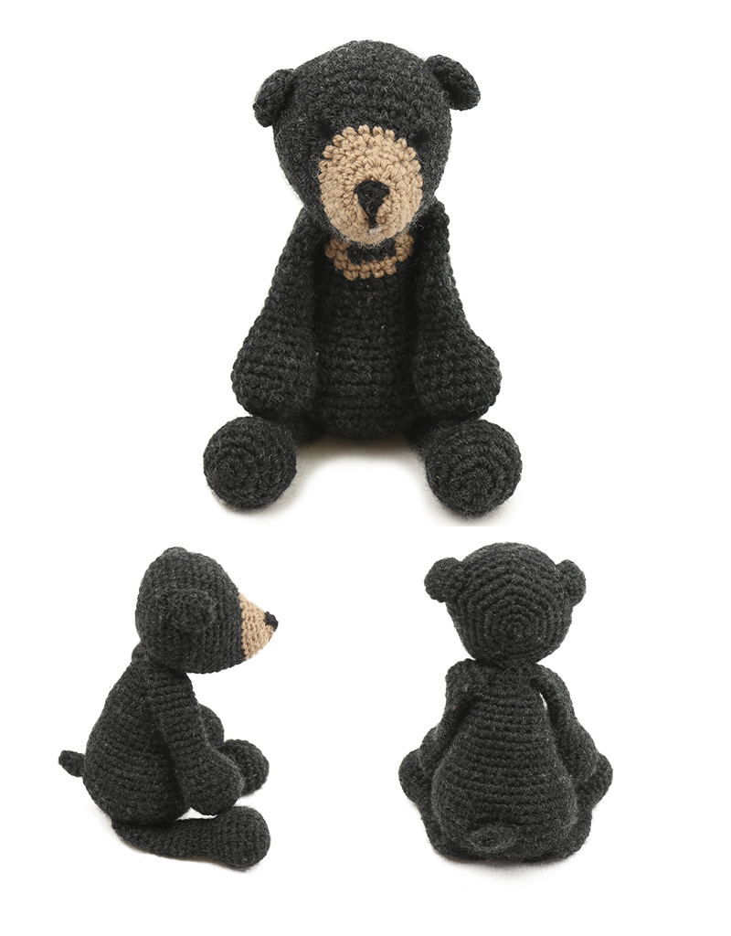 toft ed's animal julia the sun bear amigurumi crochet